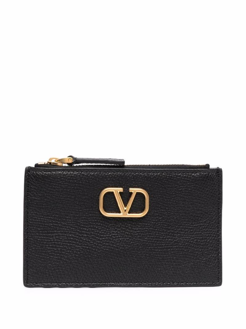 Valentino Garavani VLogo Signature cardholder - Black von Valentino Garavani