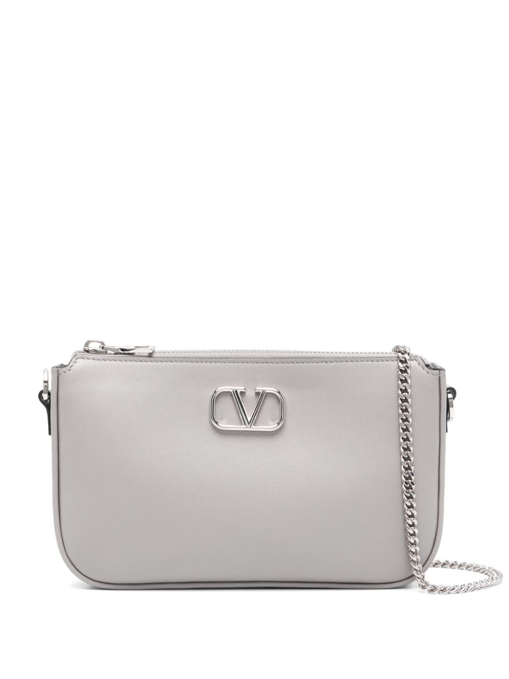 Valentino Garavani VLogo Signature shoulder bag - Grey von Valentino Garavani