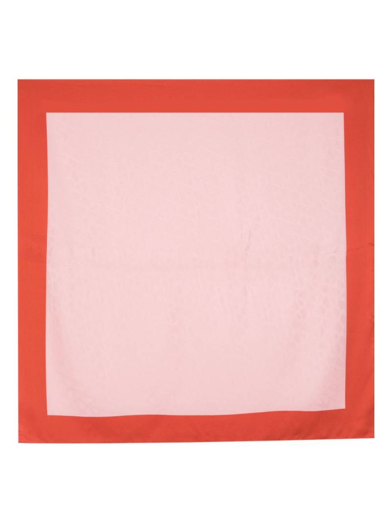 Valentino Garavani VLogo-Signature silk scarf - Pink von Valentino Garavani