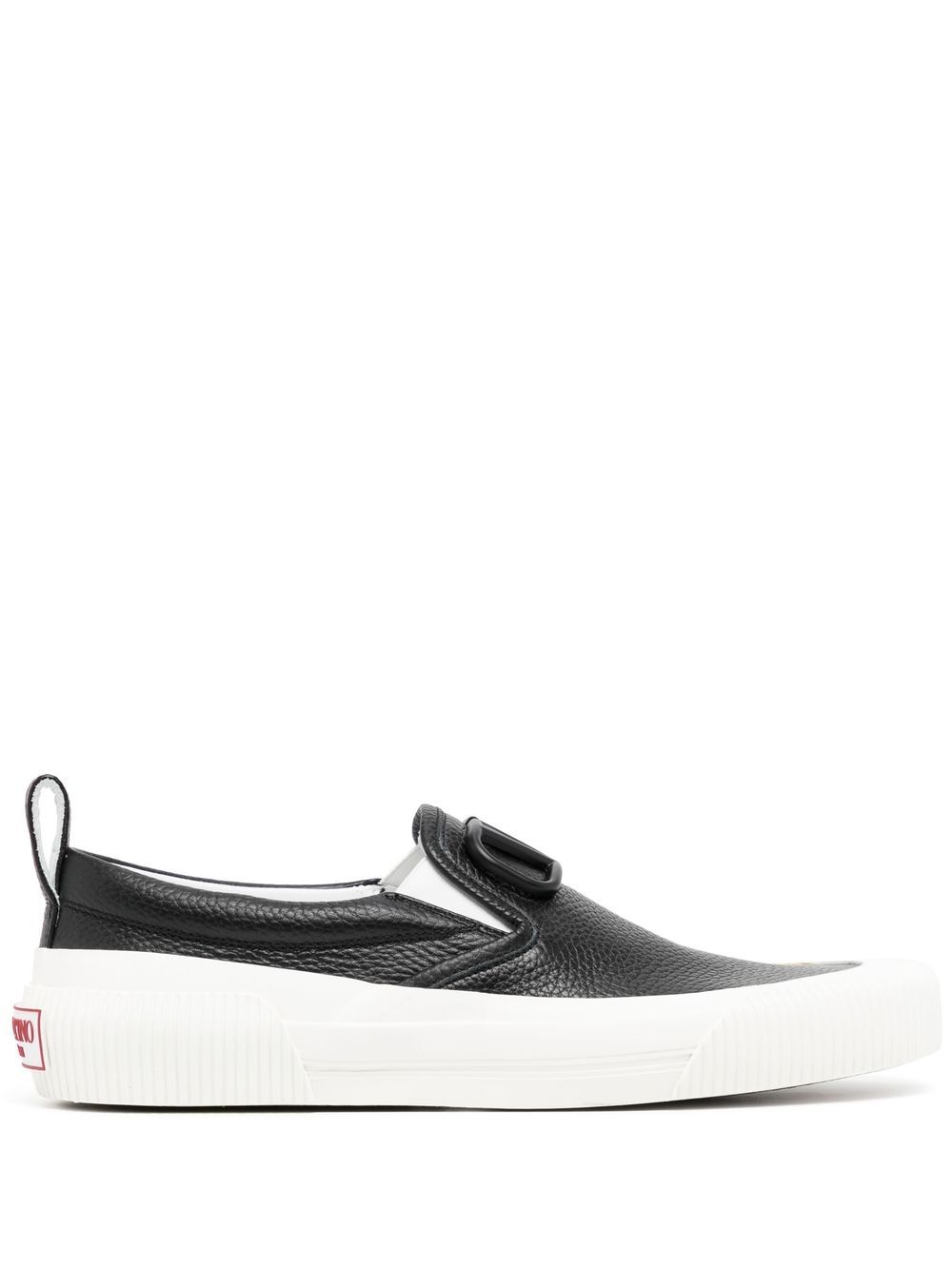 Valentino Garavani VLogo Signature slip-on sneakers - Black von Valentino Garavani