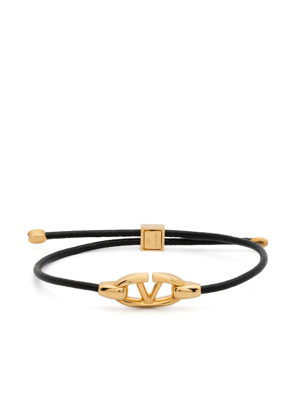 Valentino Garavani VLogo bracelet - Black von Valentino Garavani