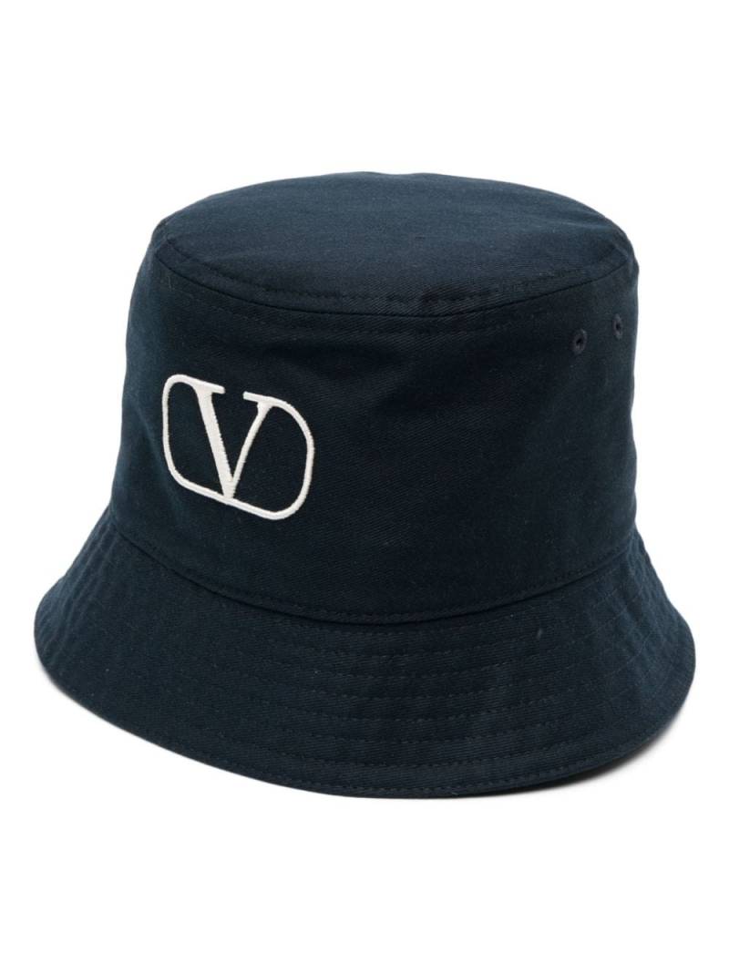 Valentino Garavani VLogo bucket hat - Blue von Valentino Garavani