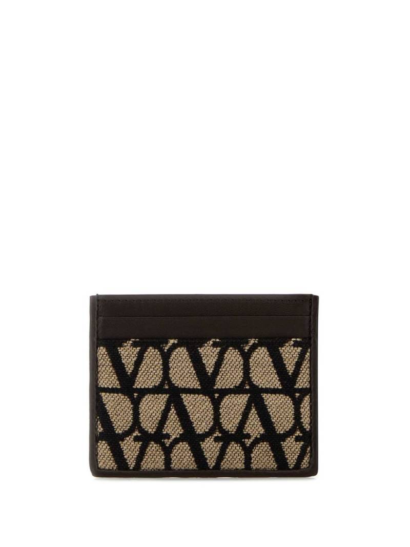 Valentino Garavani VLogo cardholder - Brown von Valentino Garavani