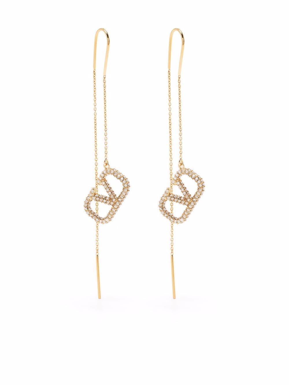 Valentino Garavani VLogo chain earrings - Gold von Valentino Garavani