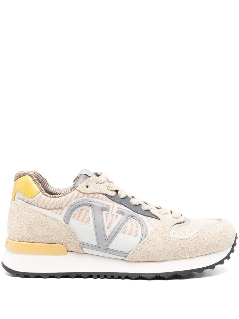 Valentino Garavani VLogo lace-up sneakers - Neutrals von Valentino Garavani