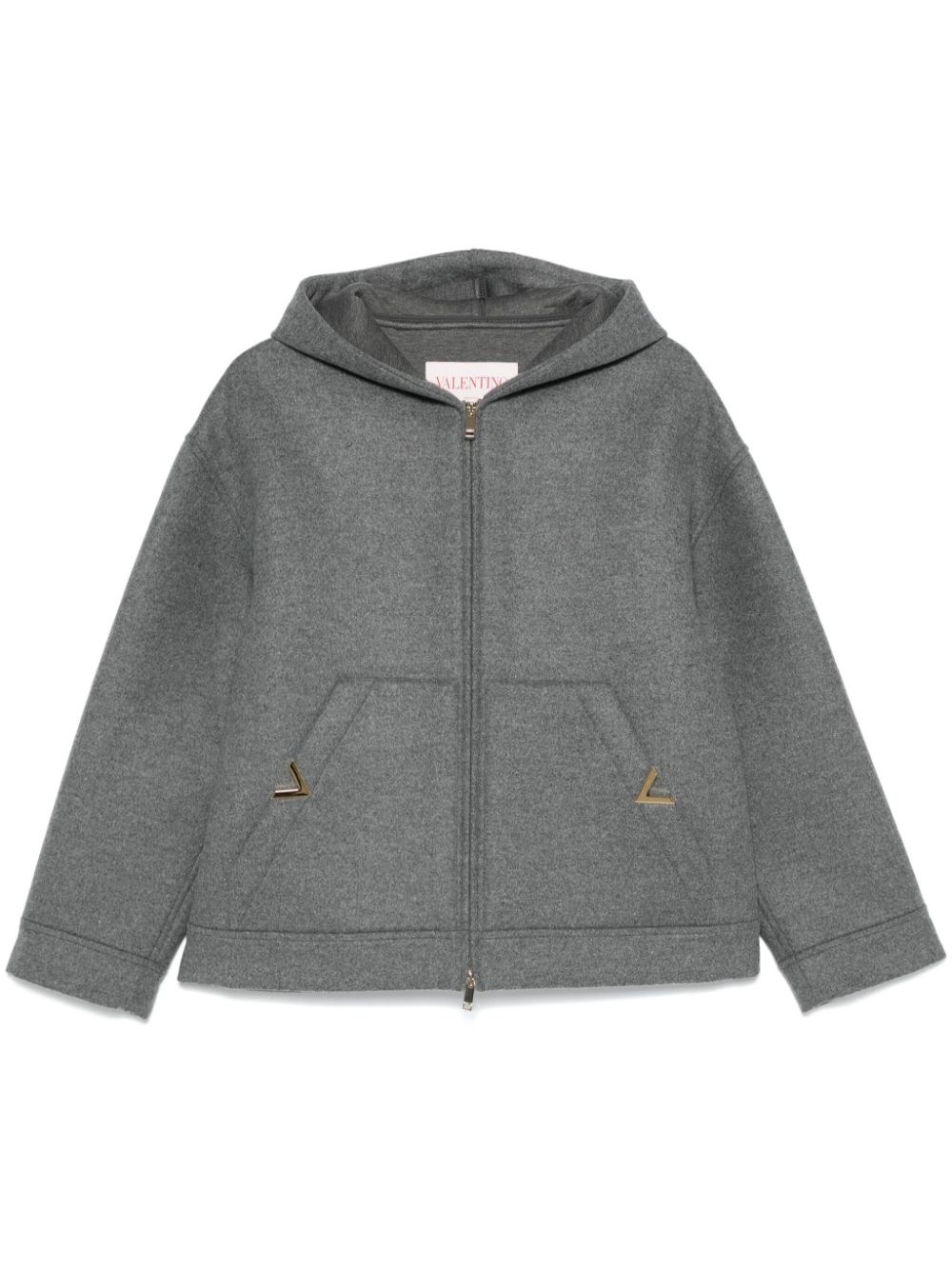 Valentino Garavani VLogo oversized jacket - Grey von Valentino Garavani