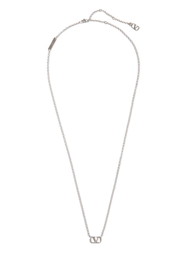 Valentino Garavani VLogo Signature necklace - Silver von Valentino Garavani