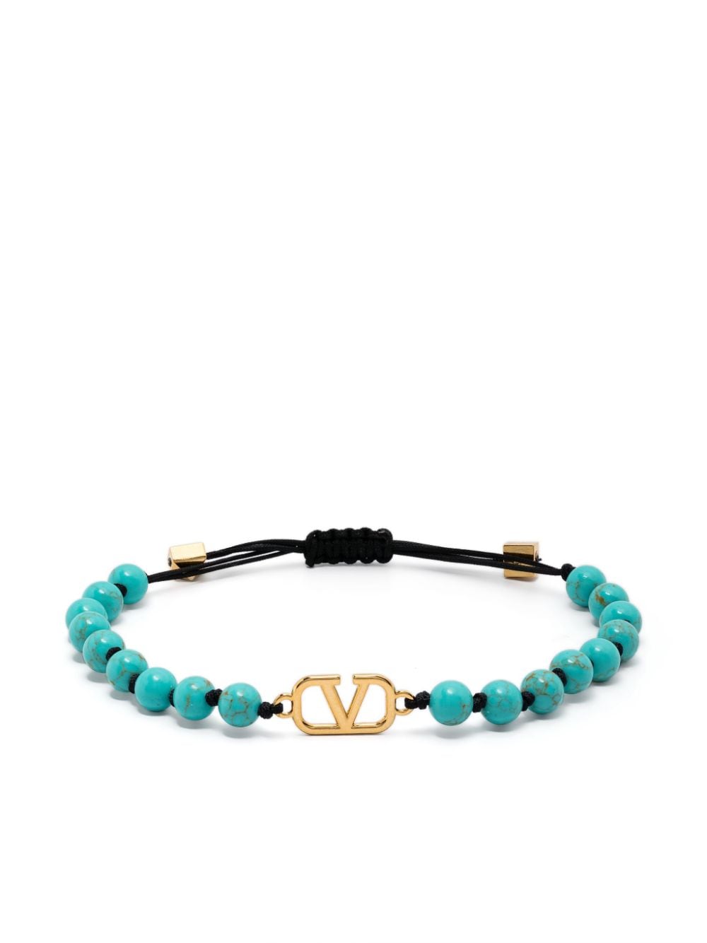 Valentino Garavani VLogo-plaque bracelet - Blue von Valentino Garavani