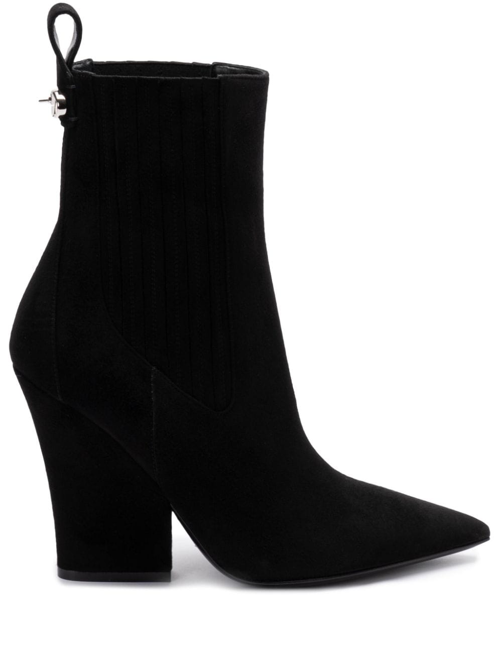 Valentino Garavani VLogo suede boots - Black von Valentino Garavani