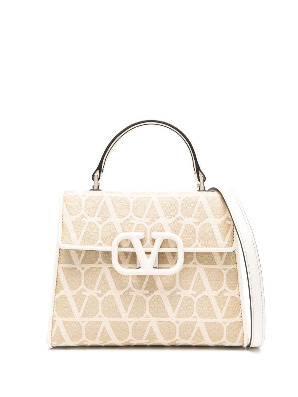 Valentino Garavani VSling jacquard tote bag - Neutrals von Valentino Garavani