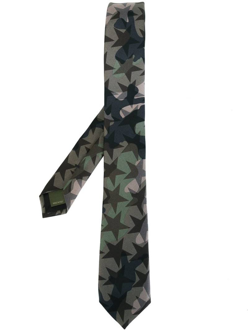 Valentino Garavani Valentino Garavani 'Camustars' tie - Green von Valentino Garavani