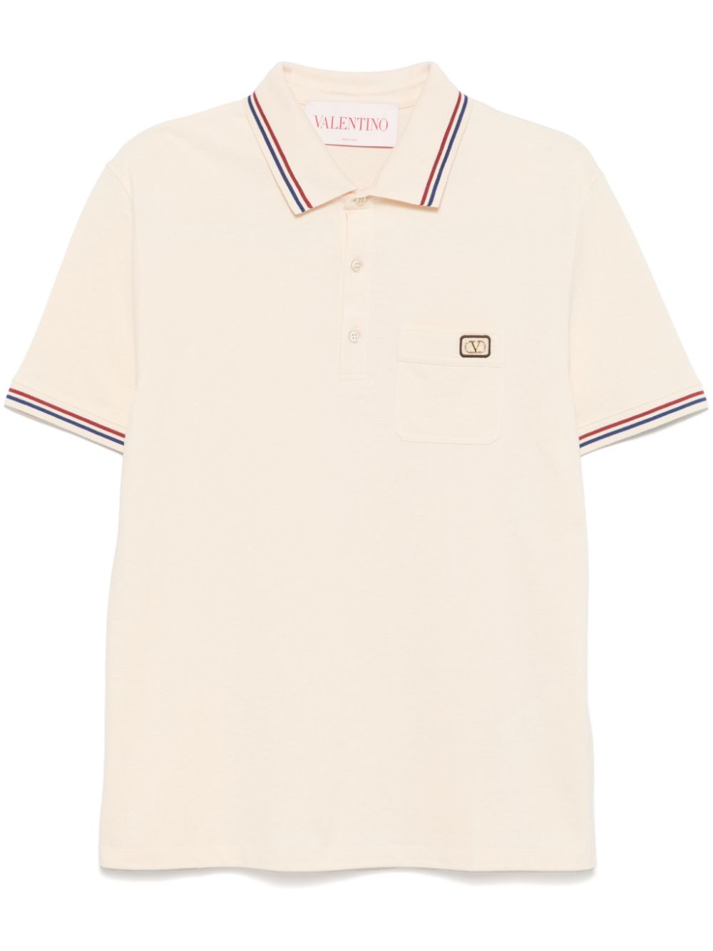 Valentino Garavani Vlogo Signature polo shirt - Neutrals von Valentino Garavani