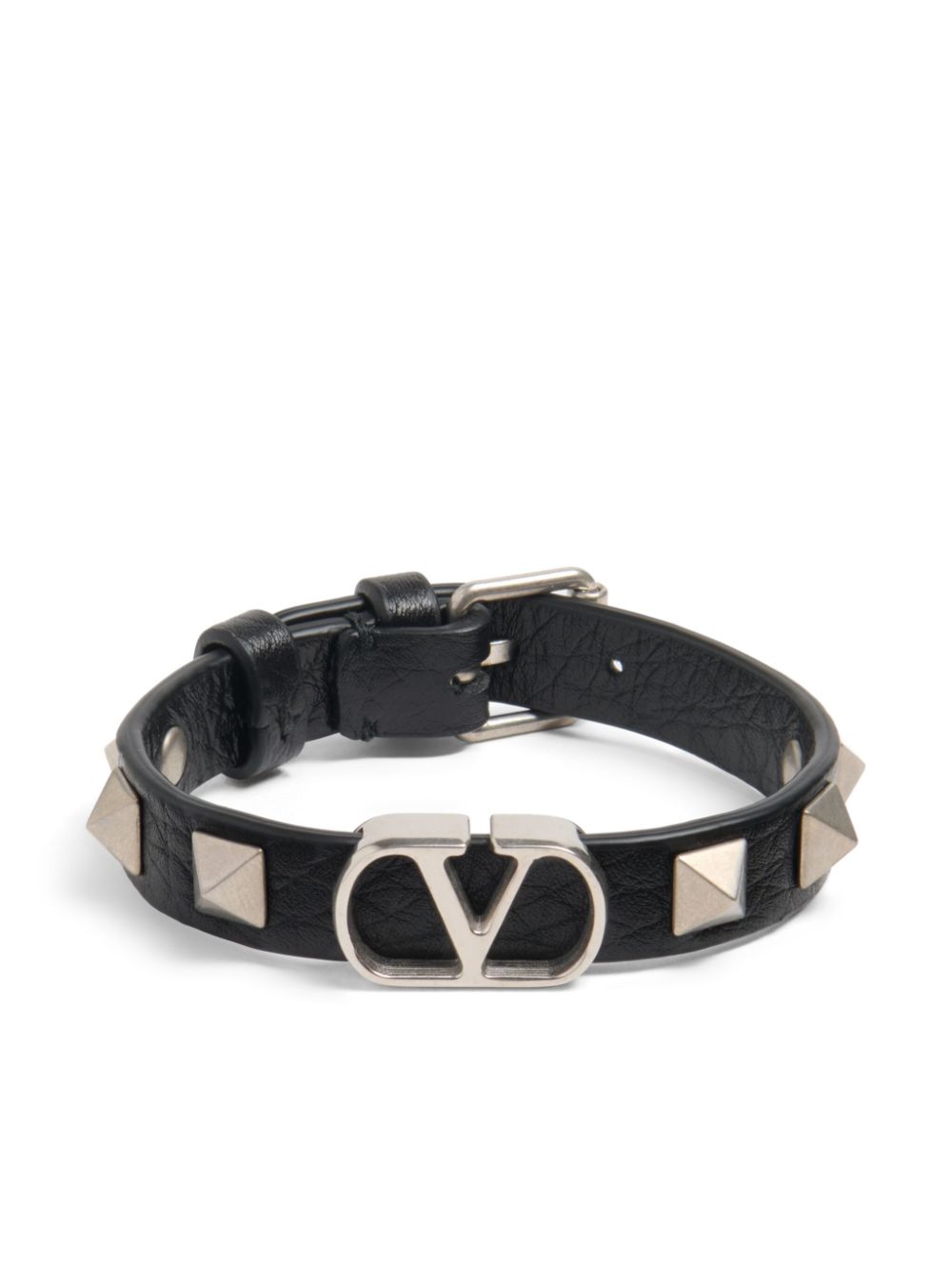 Valentino Garavani Vlogo bracelet - Black von Valentino Garavani