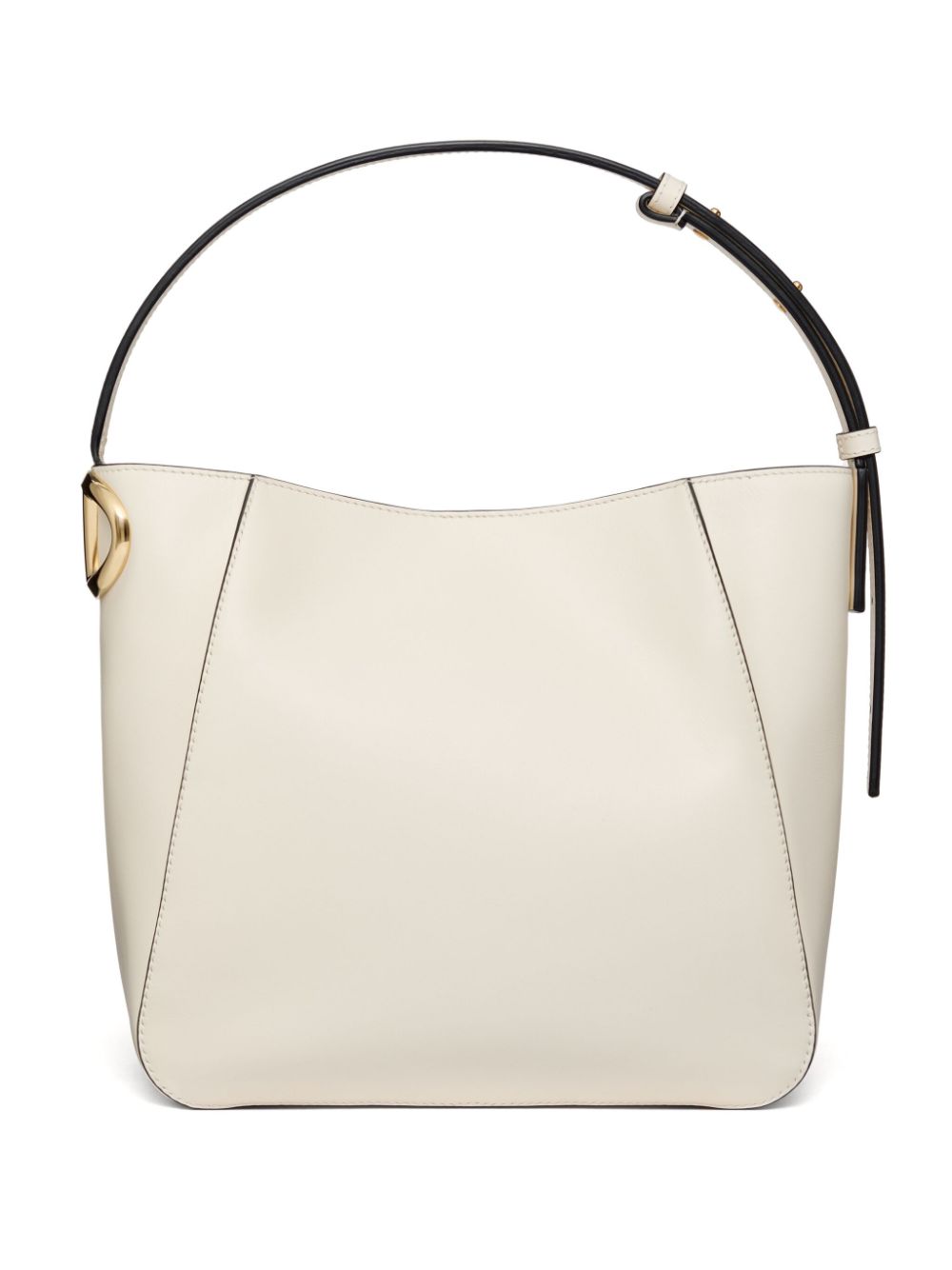 Valentino Garavani Vlogo leather bucket bag - Neutrals von Valentino Garavani