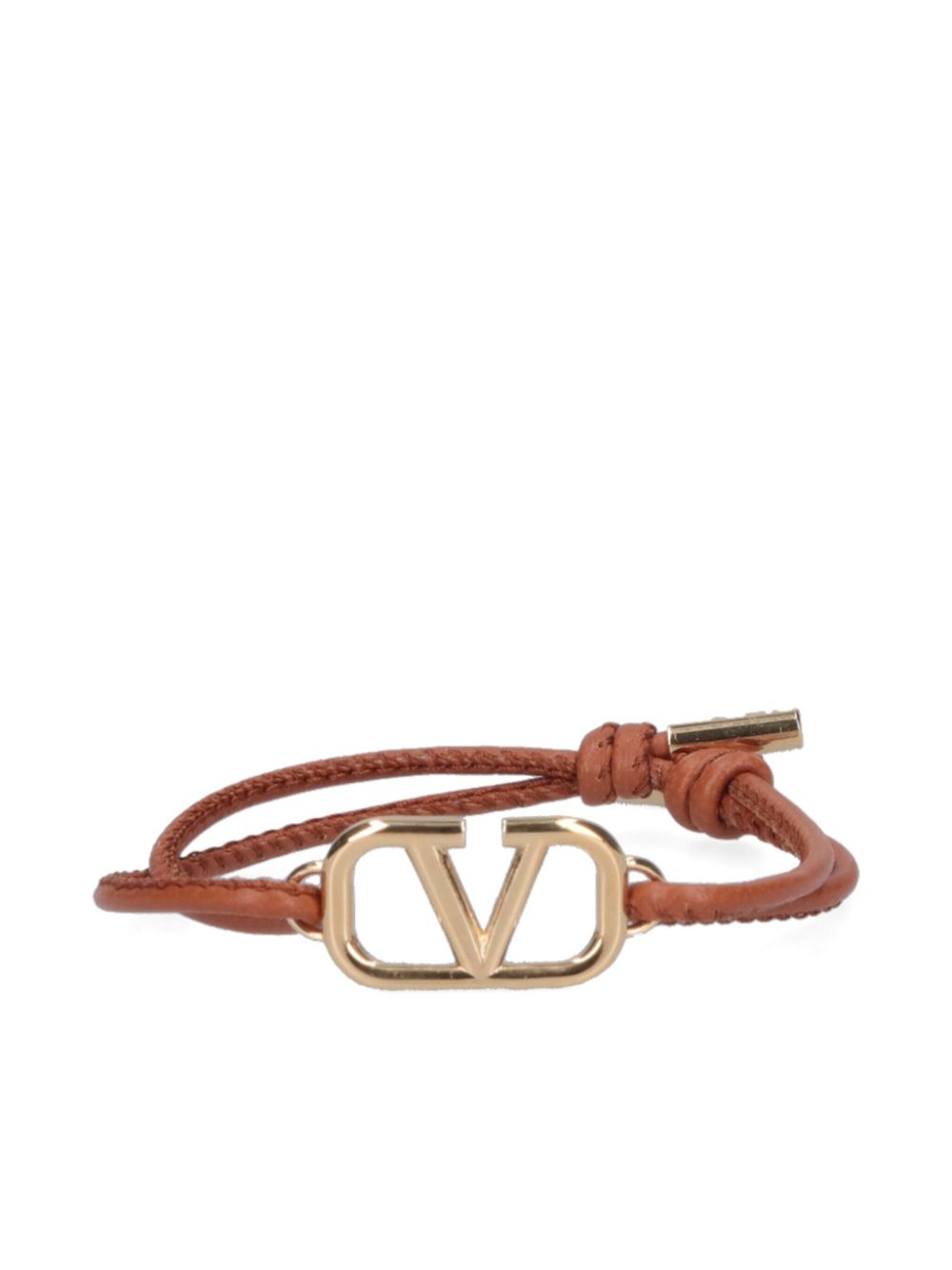 Valentino Garavani Vlogo plaque bracelet - Brown von Valentino Garavani