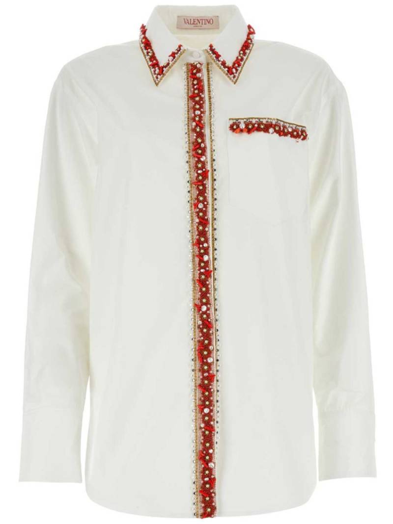 Valentino Garavani White poplin shirt von Valentino Garavani