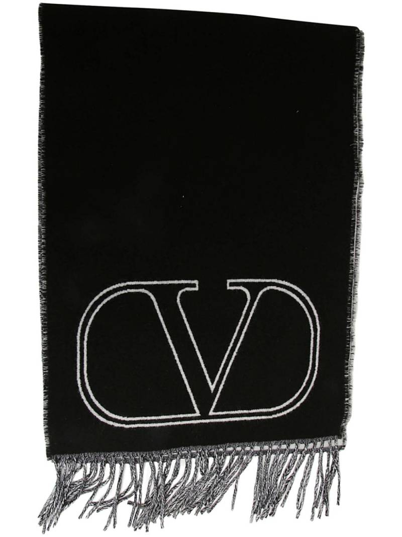 Valentino Garavani Yoni scarf - Black von Valentino Garavani