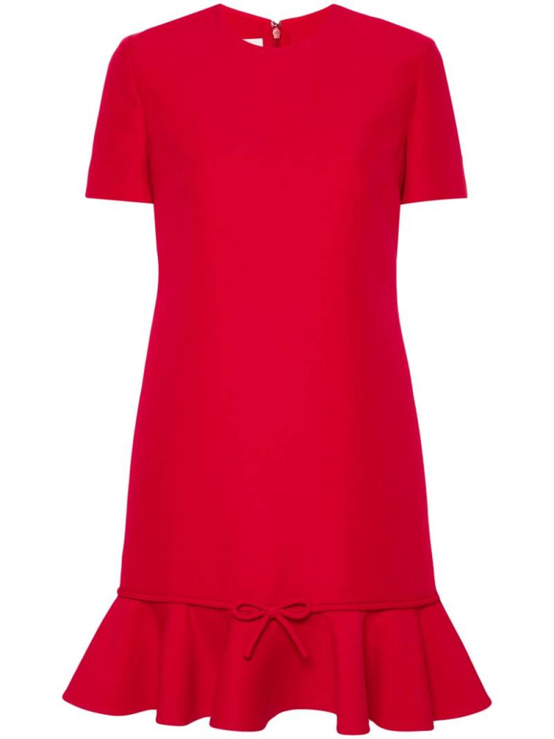 Valentino Garavani bow-detail mini dress - Red von Valentino Garavani