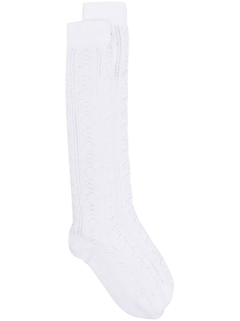 Valentino Garavani cotton socks - White von Valentino Garavani