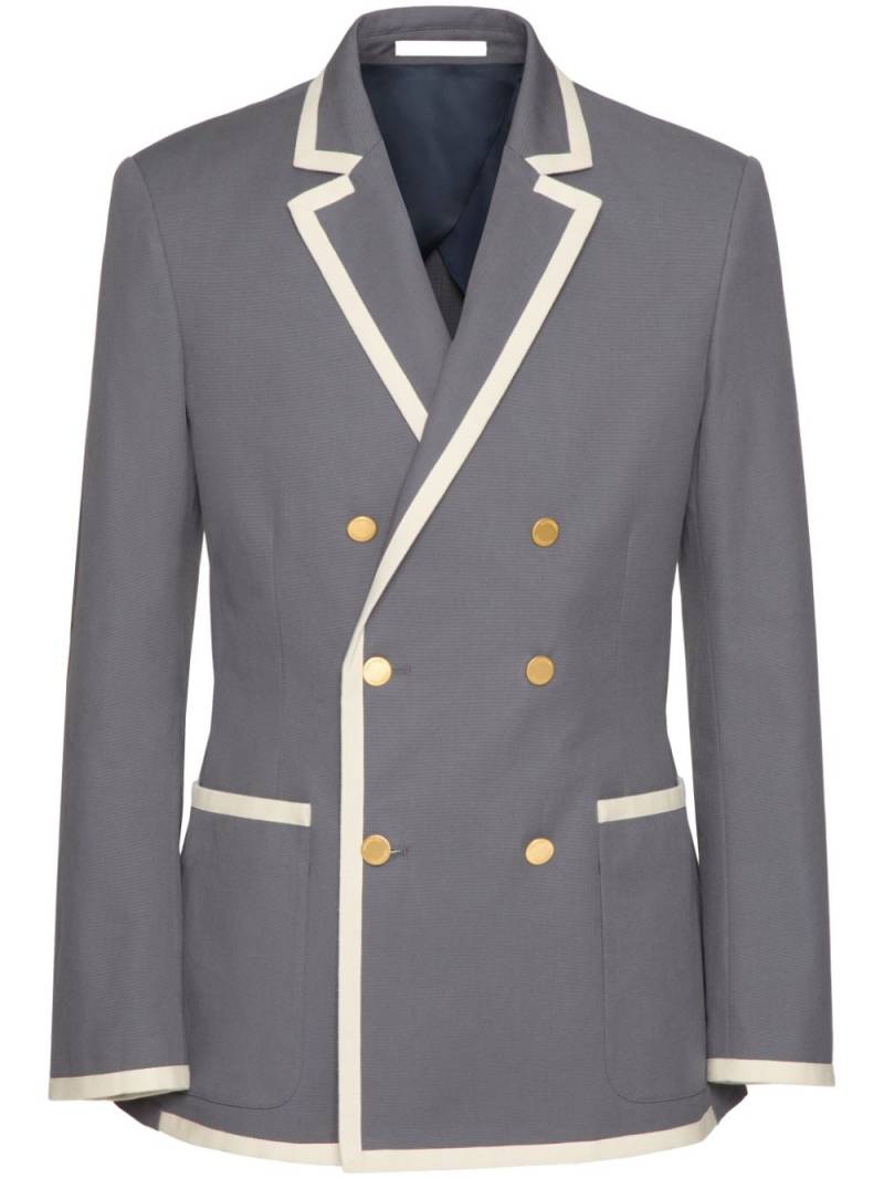 Valentino Garavani double-breasted blazer - Grey von Valentino Garavani