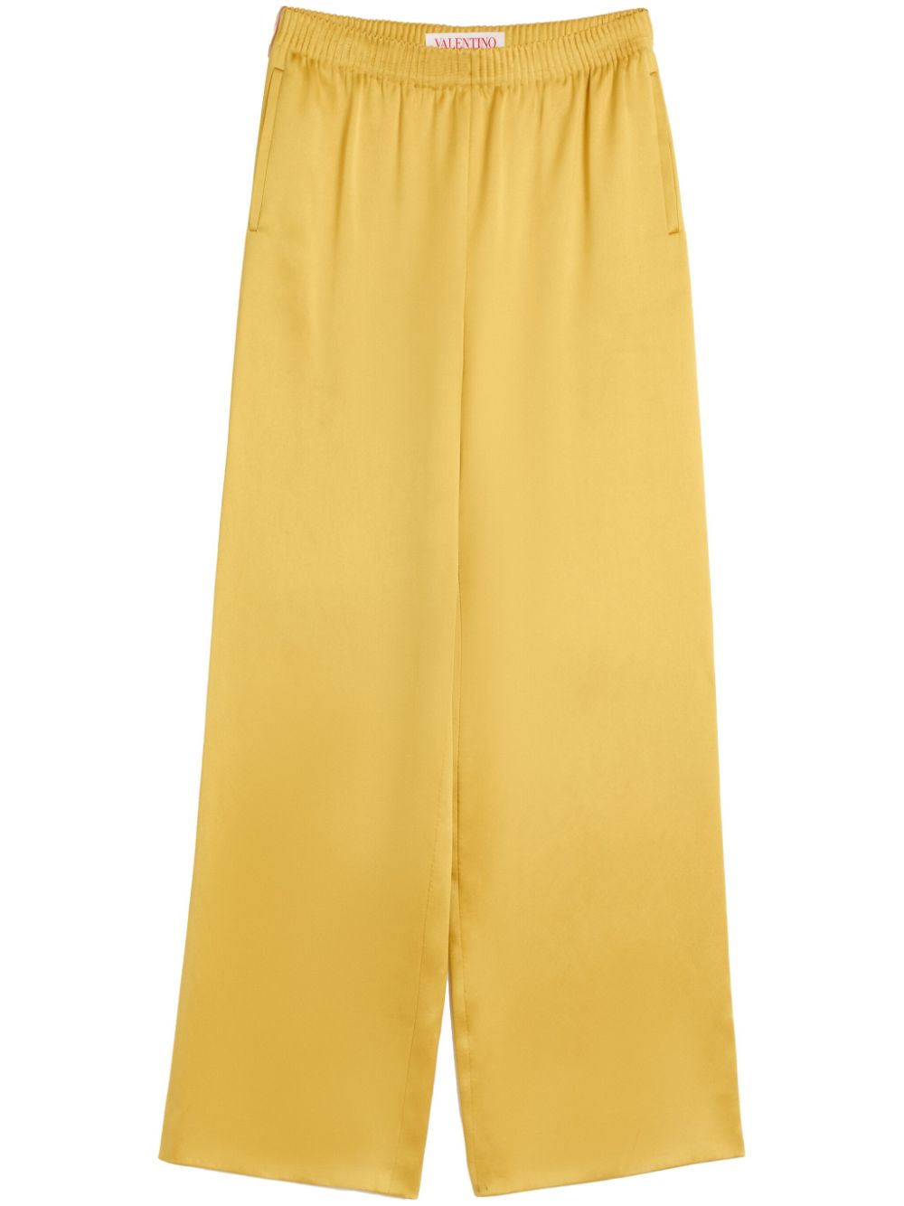 Valentino Garavani double duchesse trousers - Yellow von Valentino Garavani