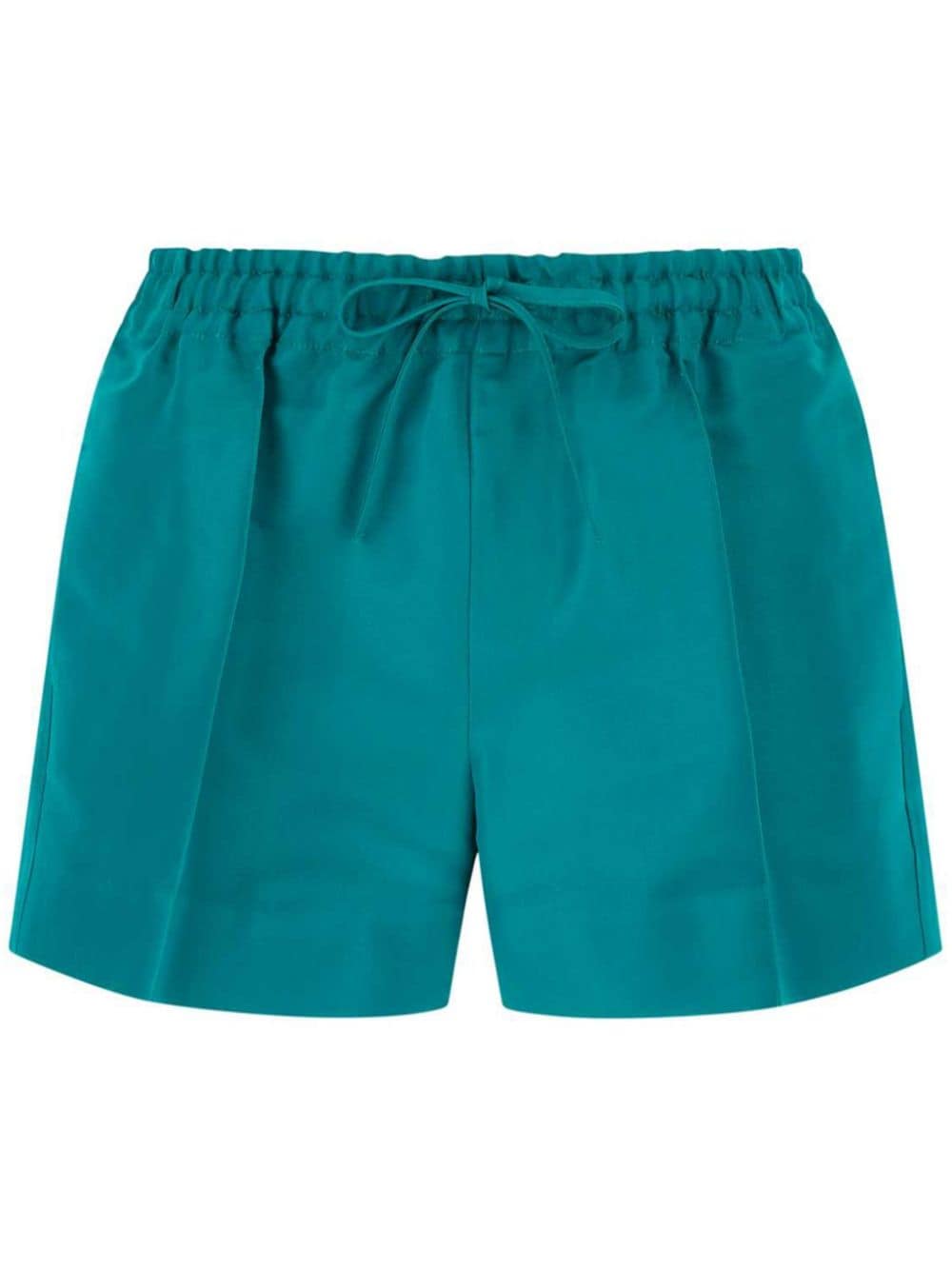 Valentino Garavani drawstring-waist pressed-crease shorts - Green von Valentino Garavani