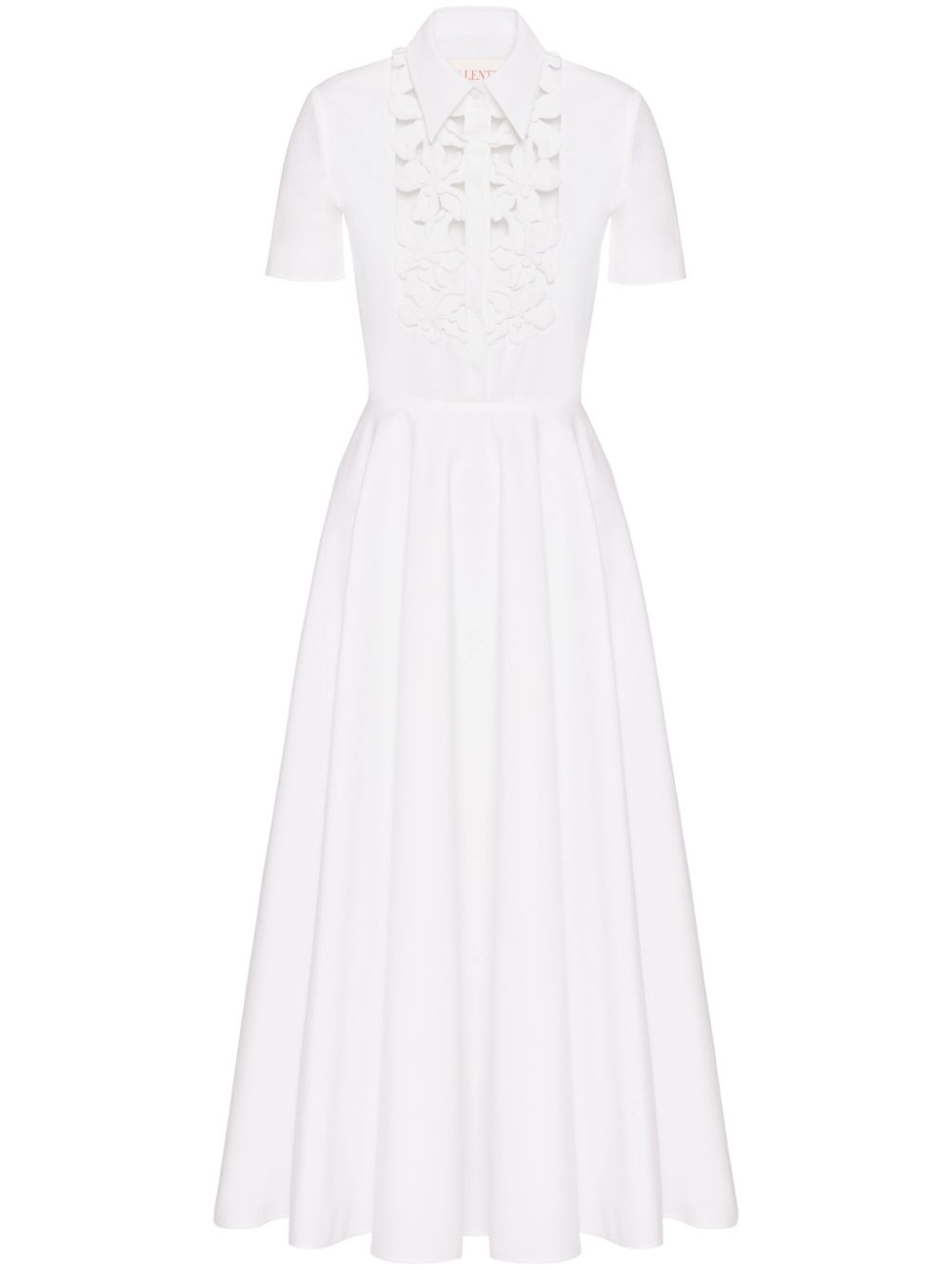 Valentino Garavani floral cut-out midi dress - White von Valentino Garavani