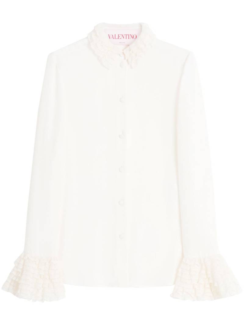 Valentino Garavani georgette blouse - White von Valentino Garavani