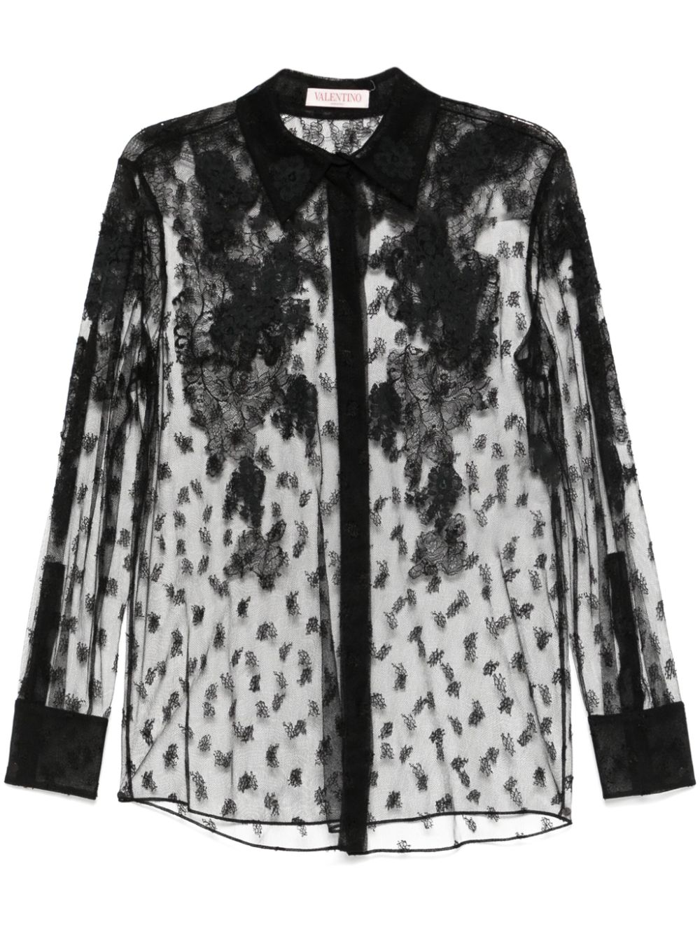 Valentino Garavani lace shirt - Black von Valentino Garavani