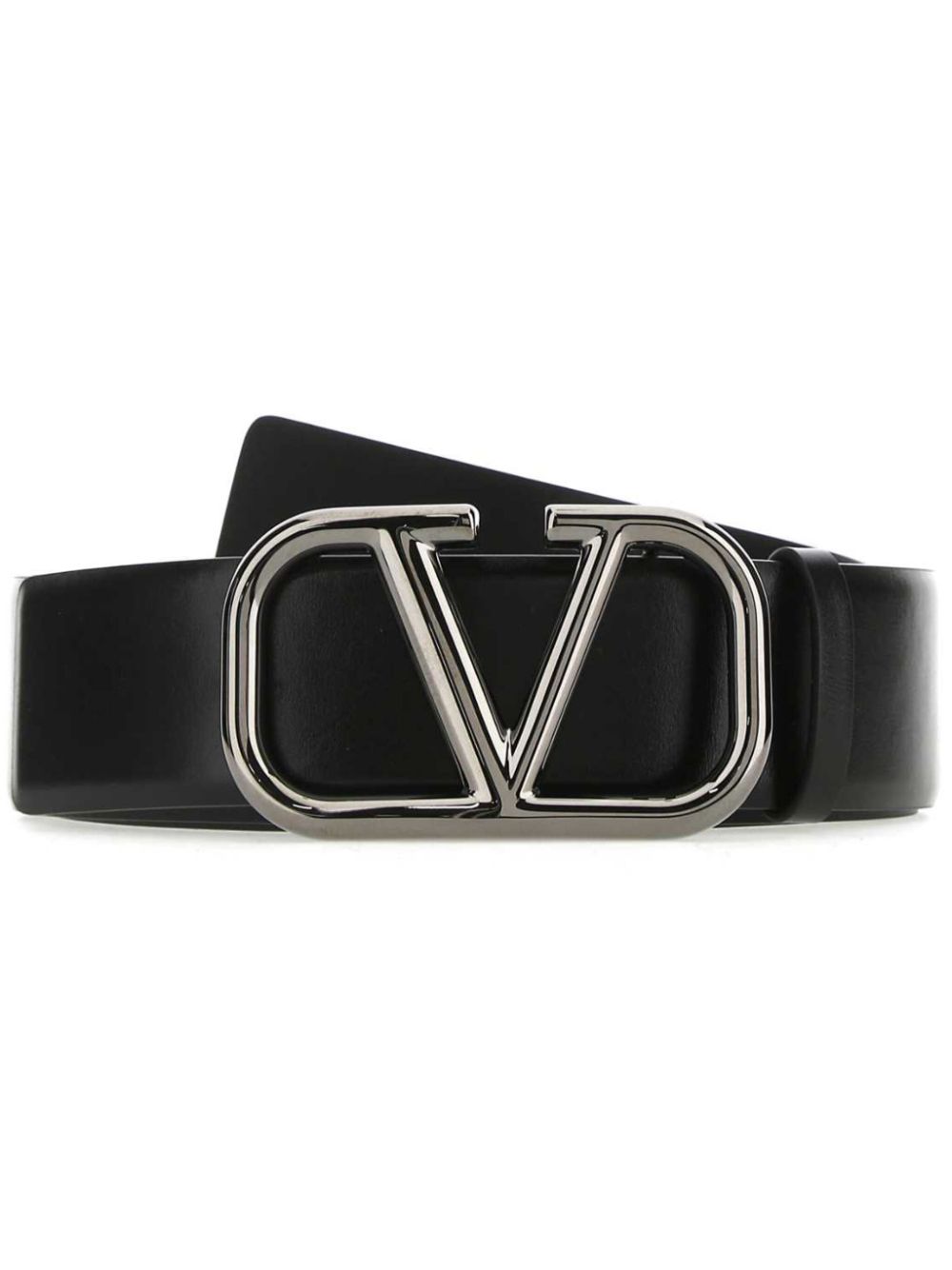 Valentino Garavani leather belt - Black von Valentino Garavani