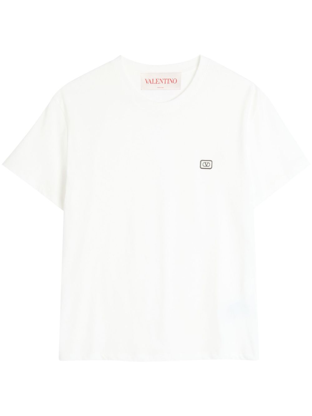 Valentino Garavani VLogo-patch T-shirt - White von Valentino Garavani