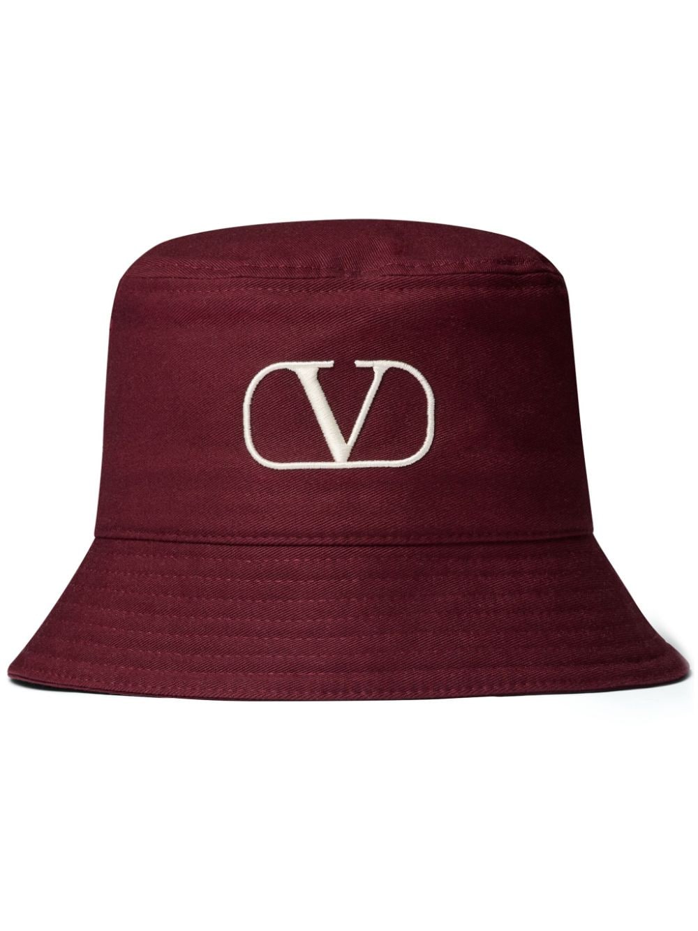 Valentino Garavani logo-embroidered cotton bucket hat von Valentino Garavani