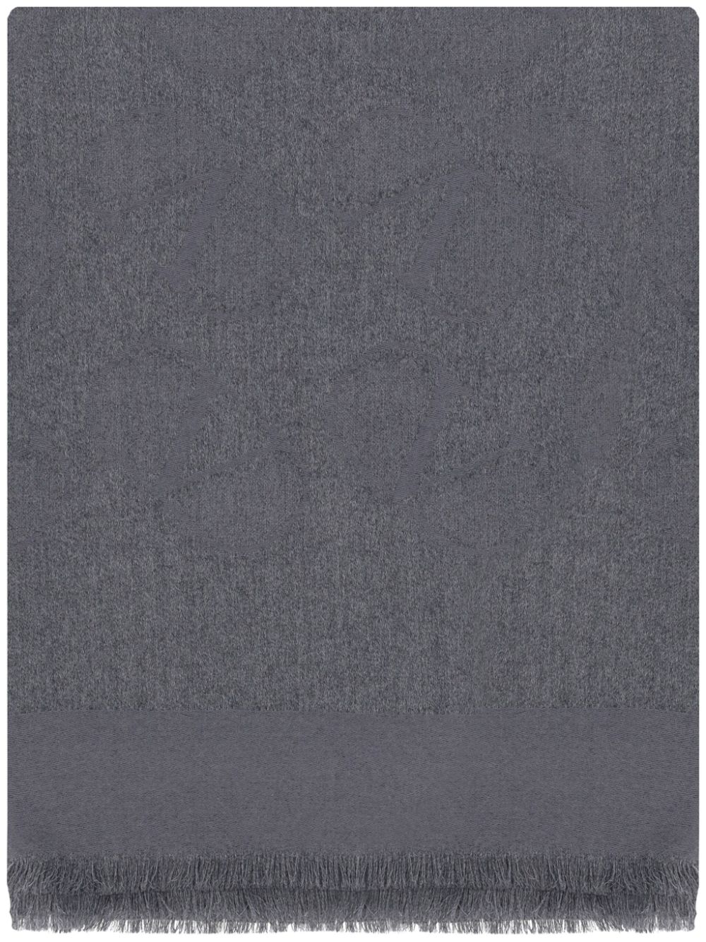 Valentino Garavani logo-jacquard scarf - Grey von Valentino Garavani