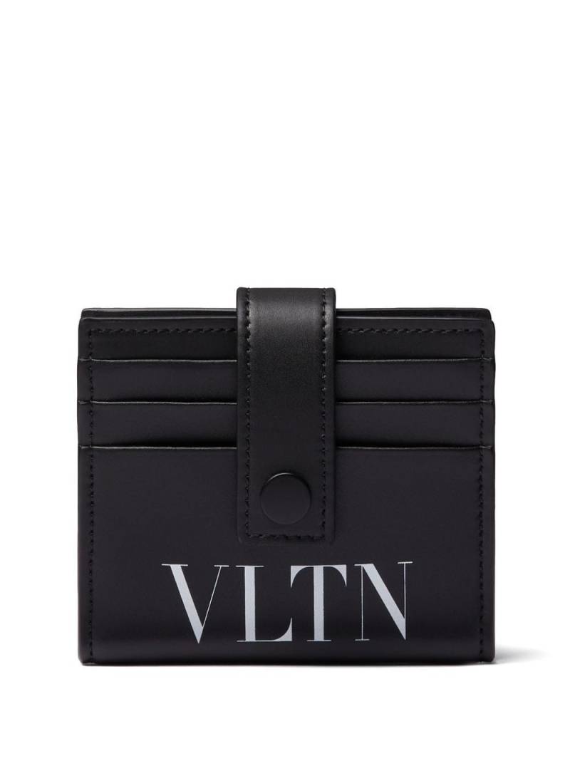 Valentino Garavani VLTN-print cardholder - Black von Valentino Garavani