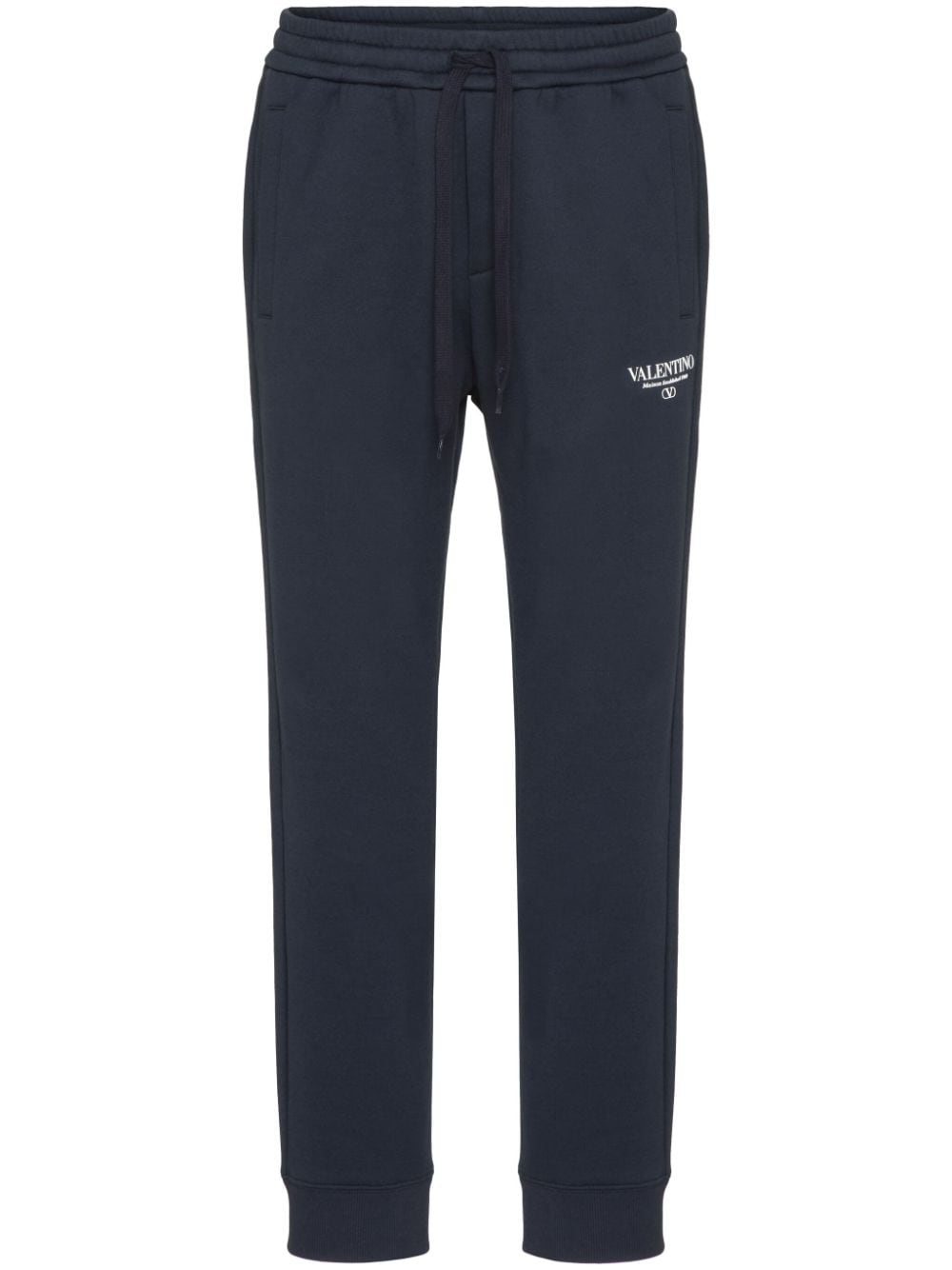 Valentino Garavani logo-print drawstring track pants - Blue von Valentino Garavani