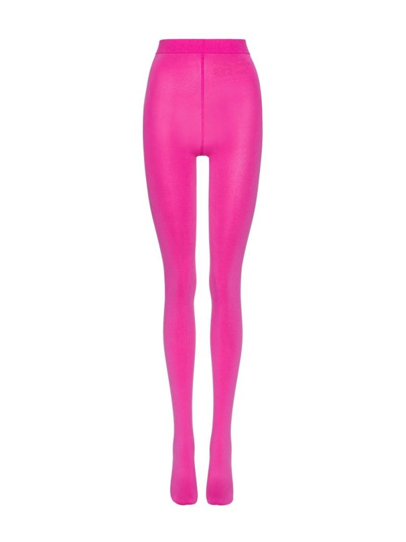 Valentino Garavani logo-print elasticated-waistband tights - Pink von Valentino Garavani