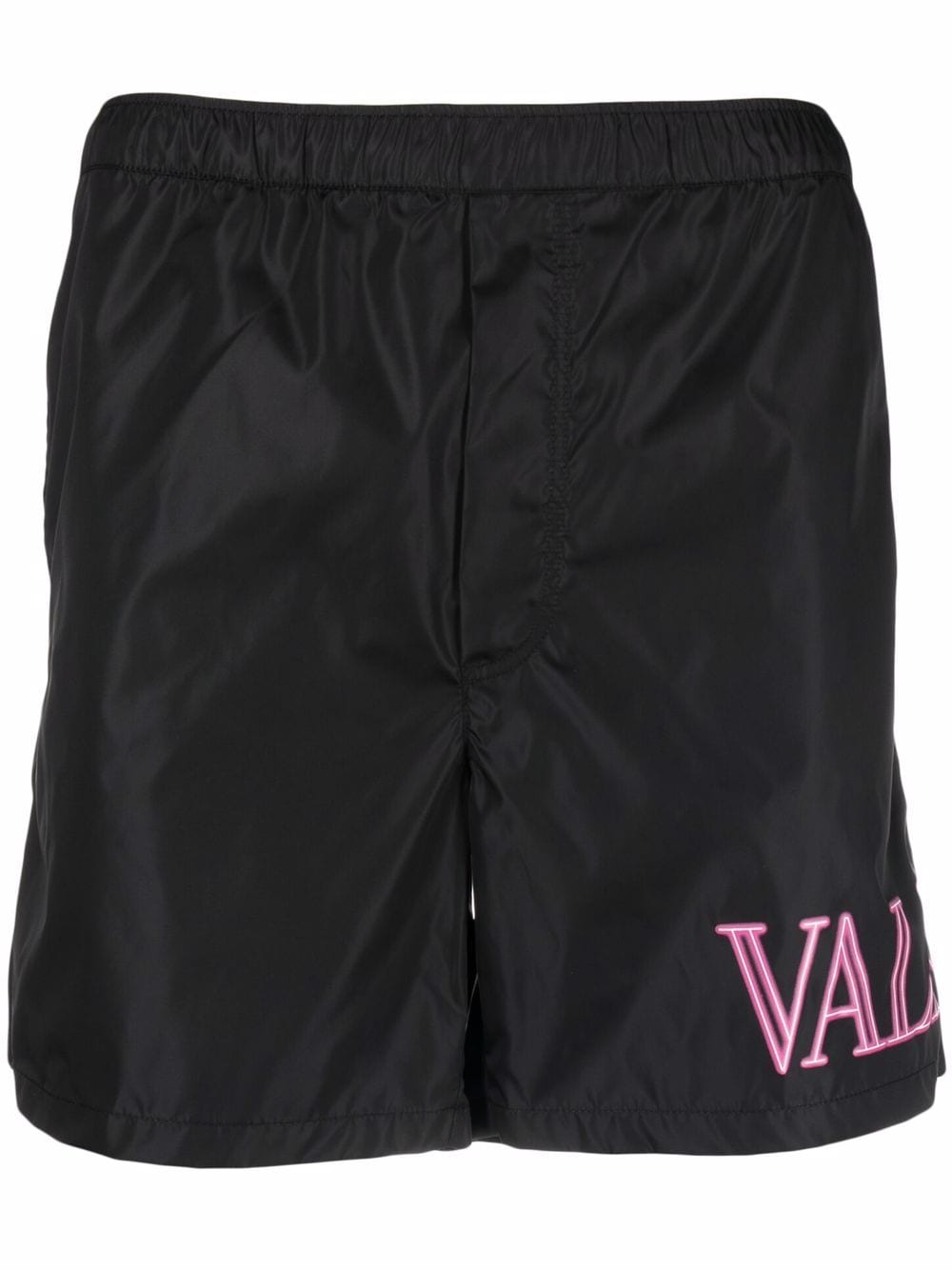 Valentino Garavani logo-print swim shorts - Black von Valentino Garavani