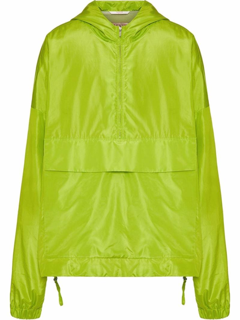 Valentino Garavani long-sleeve hooded coat - Green von Valentino Garavani