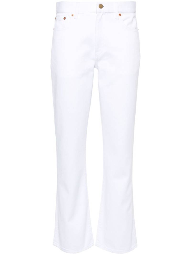 Valentino Garavani mid-rise bootcut jeans - White von Valentino Garavani