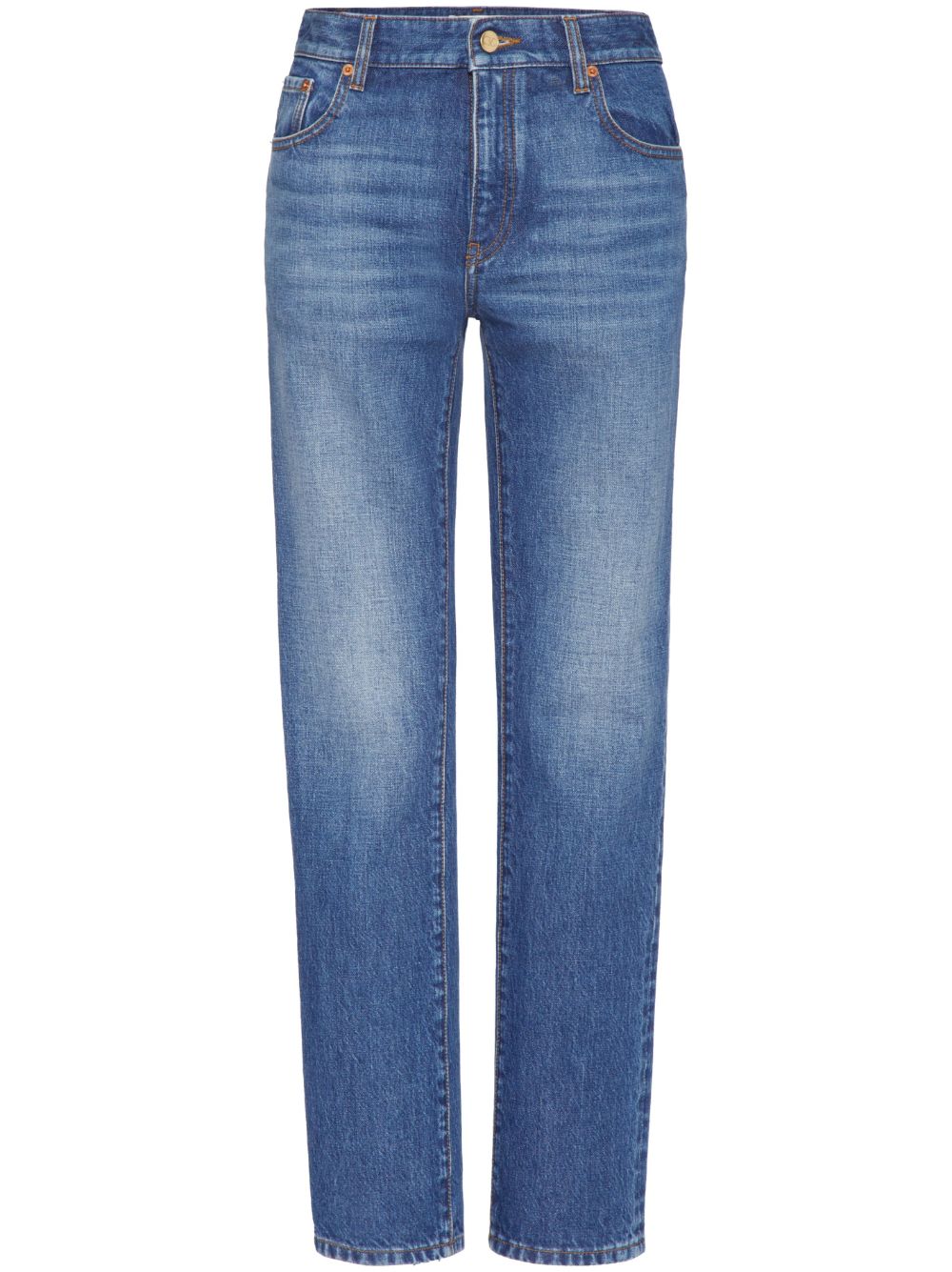 Valentino Garavani mid-rise slim-fit jeans - Blue von Valentino Garavani