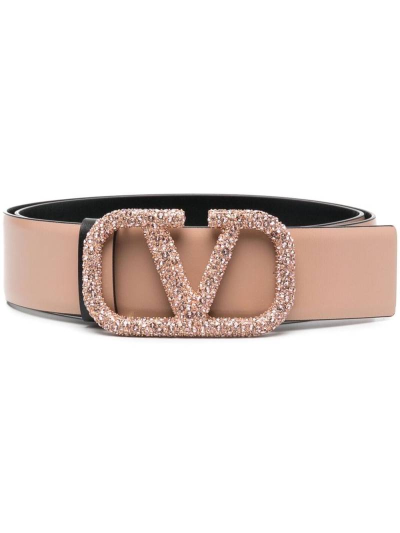 Valentino Garavani VLogo Signature reversible belt - Pink von Valentino Garavani