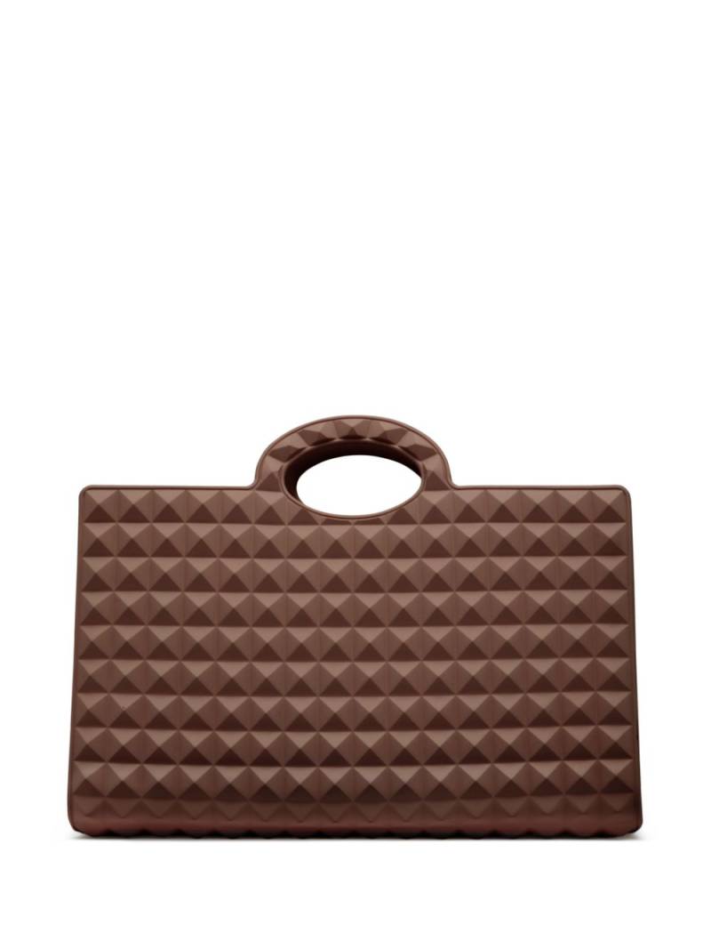 Valentino Garavani Le Troisième tote bag - Brown von Valentino Garavani