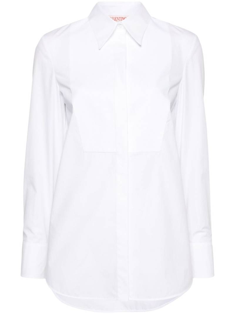 Valentino Garavani panelled-design cotton shirt - White von Valentino Garavani