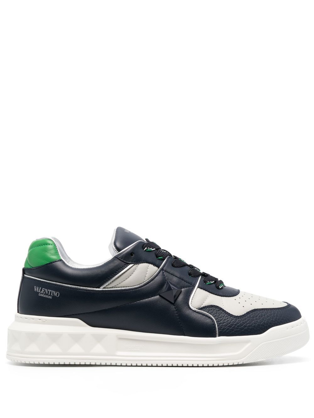 Valentino Garavani panelled low-top sneakers - Blue von Valentino Garavani