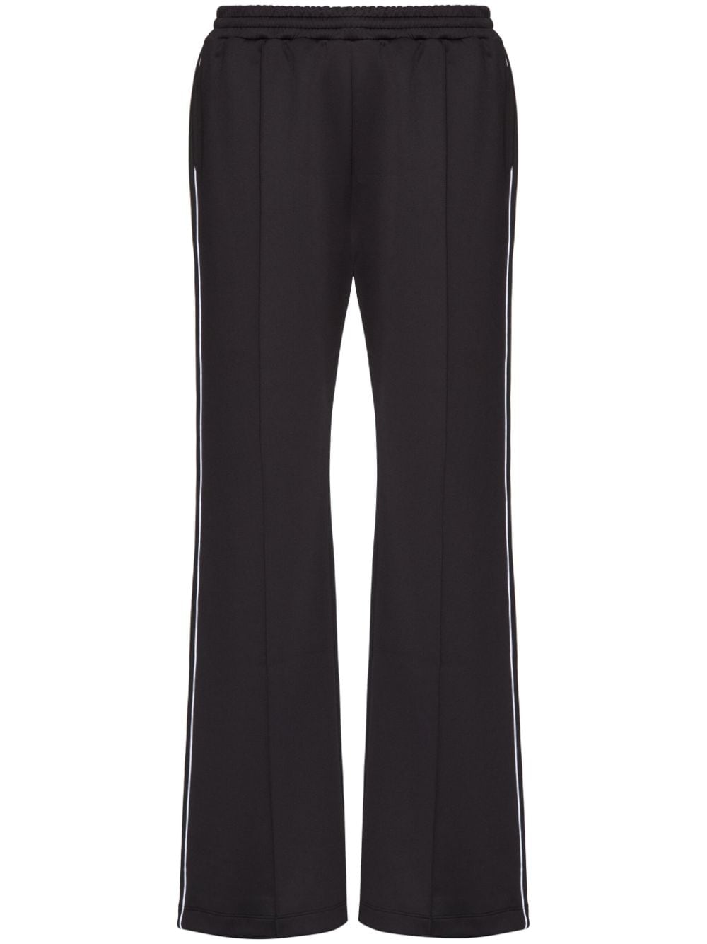 Valentino Garavani piped-trim detail track pants - Black von Valentino Garavani