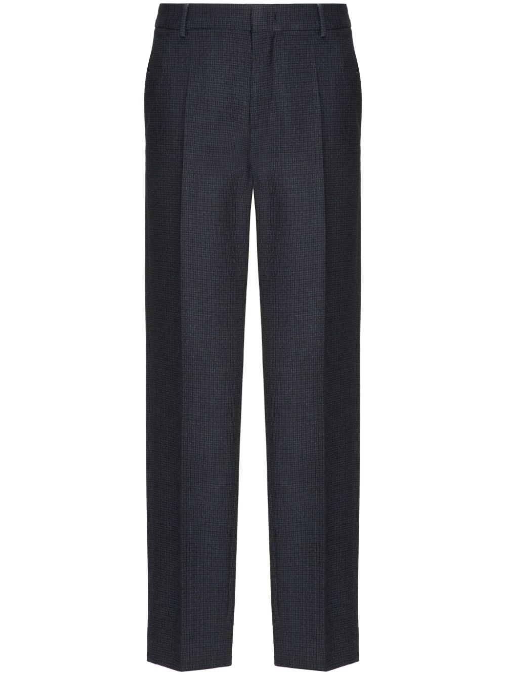 Valentino Garavani pressed-crease wool trousers - Blue von Valentino Garavani