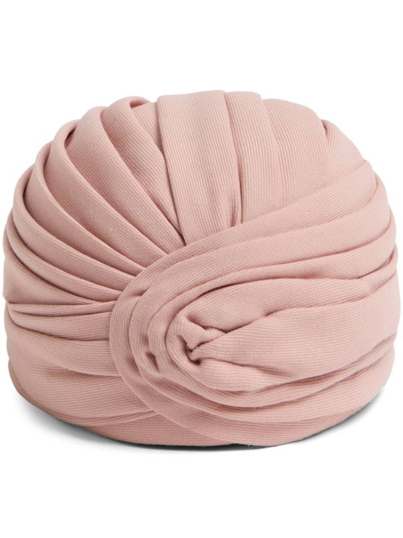 Valentino Garavani rigid wool head scarf - Pink von Valentino Garavani