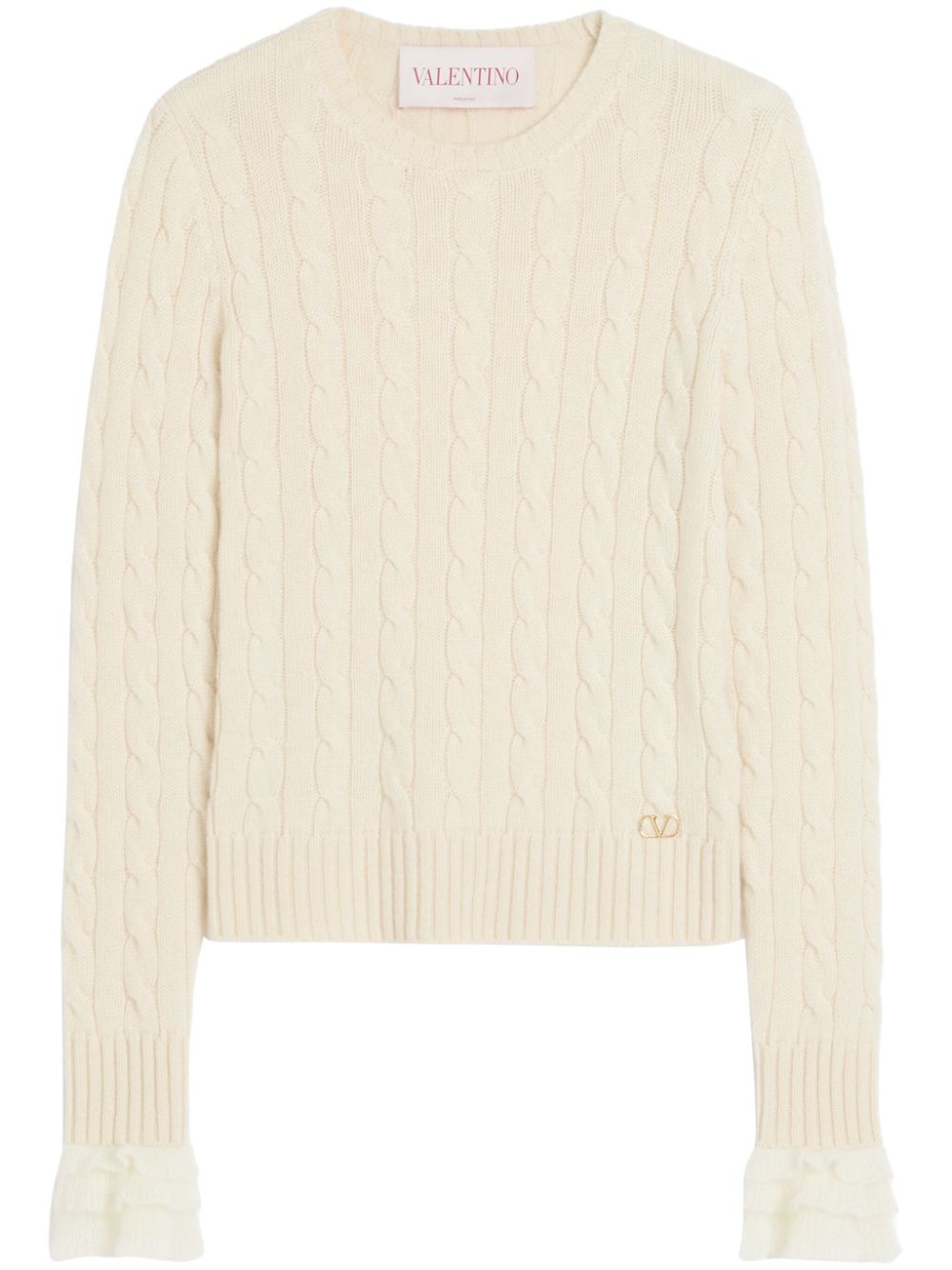 Valentino Garavani cashmere sweater - Neutrals von Valentino Garavani