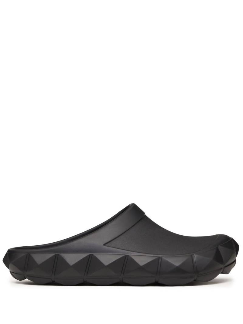 Valentino Garavani Roman Stud Turtle clogs - Black von Valentino Garavani