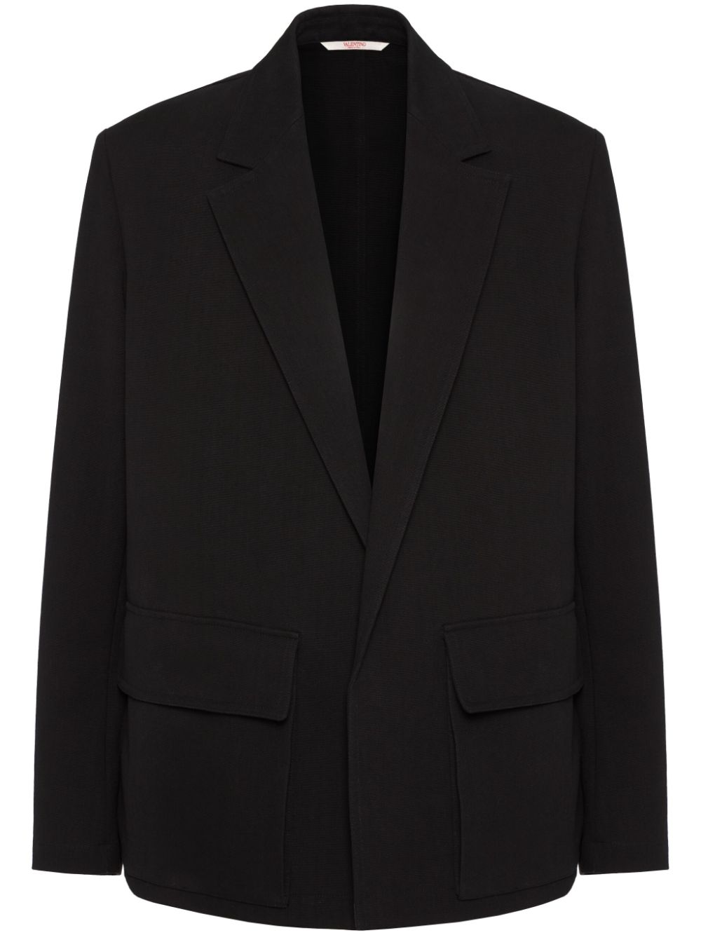 Valentino Garavani single-breasted blazer - Black von Valentino Garavani